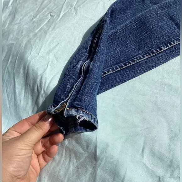 Hollister Skinny Ankle Zip Jeans Size 5R/27X29 - Picture 3 of 15